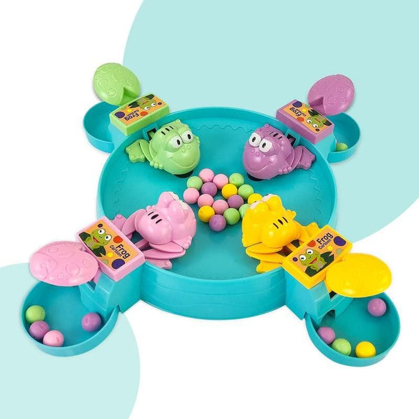 Fun Hungry Frog Eating Beans Games, Table Top Desktop Finger Toy Game