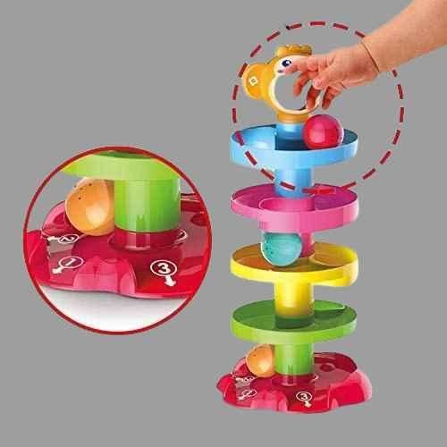 5 Layer Ball Drop and Roll Swirling Tower for Baby